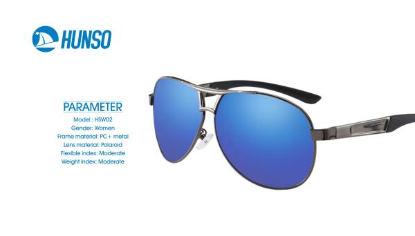 Unique Trendy Personalized Lens Sunglasses Man 5 Colors PC Metal Material