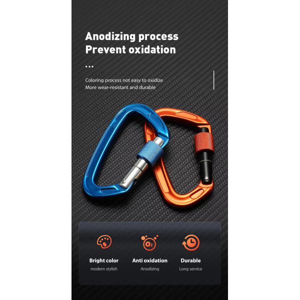 Gancho de escalada Equipo esencial Durable Ligero Perfecto para aventuras de escalada en roca