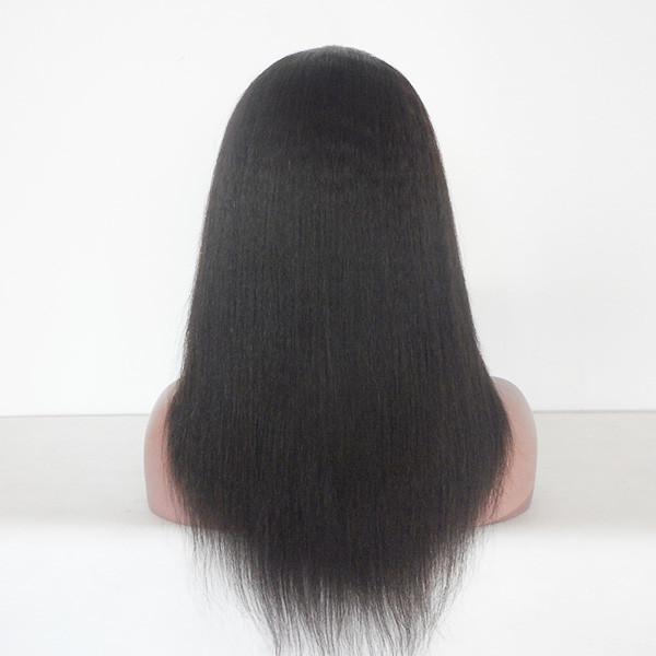 Yaki style 130% density  full lace wig/ lace front wig remy human hair