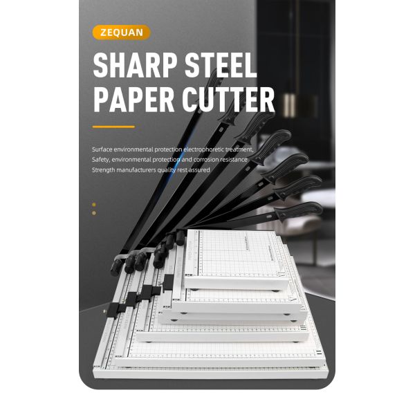 Prise en charge de la personnalisation du découpage de papier en acier A4 Zequan