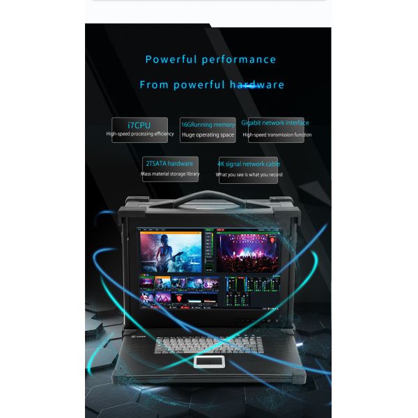 TYST Live Streaming Broadcast All-in-one Machine Portable 4K Version with VMIX Software