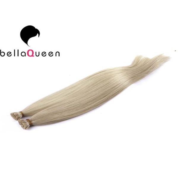 Double Drawn Virgin Hair Double Side Tip Hair Extensions With Pure Colors