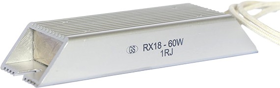 RX18 60W 1RJ Rripple Wirewound Resistor Dummy Load Resistor