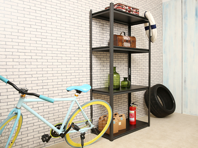 150kg Adjustable Steel Long Span Shelving With Column Slot Design