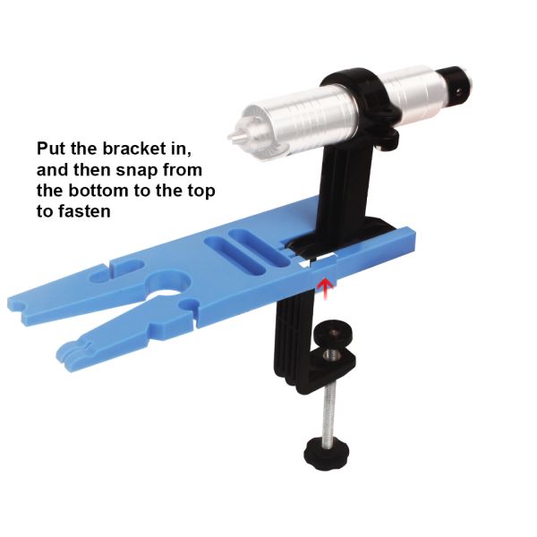 V Slot Workbench Jewelers Bench Clamp 2.35mm Handle Diameter