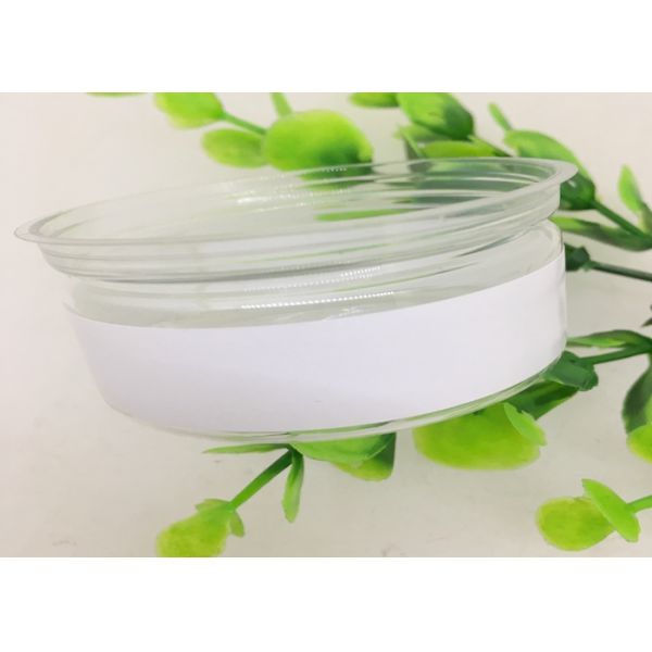 Convenient Hand Sealable Small Clear Plastic Cylinder With Label Sticker