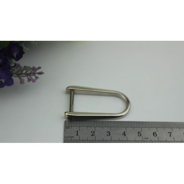 Small metal fitting supplier provide 20mm detachable metal D ring buckle for leather bags