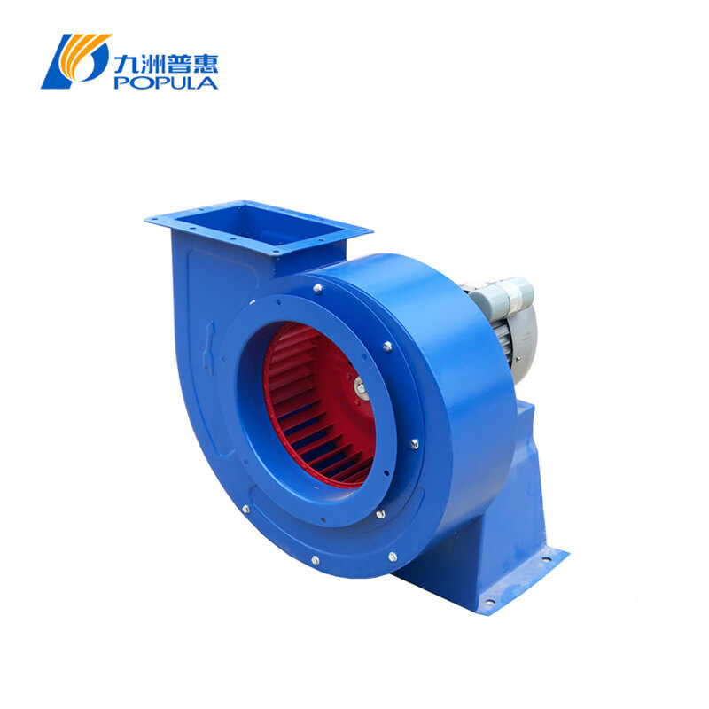 Large Volume Multi Wing Centrifugal Fan Commercial Exhaust Fan Grease Resistant