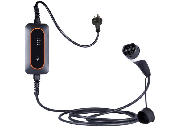 AU Plug Portable EV Charger 10A 15A Type 1 Type 2 Electric Car Charger With LCD Display