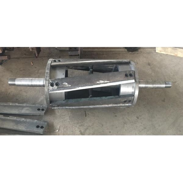 Blue / Orange Industrial Foam Shredder Machine , Scrap Cotton Shredder Machine