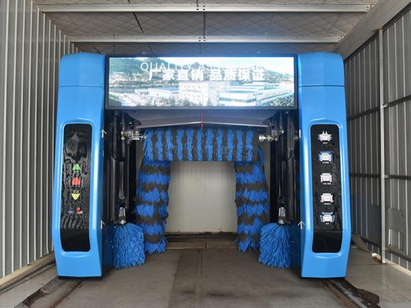 Risense Professional Manufacturer  Full Automatic Rollover Car Wash Machine Systems with air Dryer and Wheel Brushes