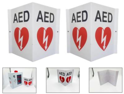 3D automatizou desvanecimento do AED do sinal durável externo do coração do sinal do desfibrilador o anti
