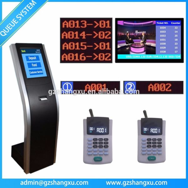 Programmable LED Counter Token Number Display for Hospital Queue Waiting System