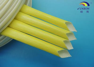 Wire Insulation Resin Coated Acrylic Fiberglass Sleeving for F Class Electrical Motor 4.0KV