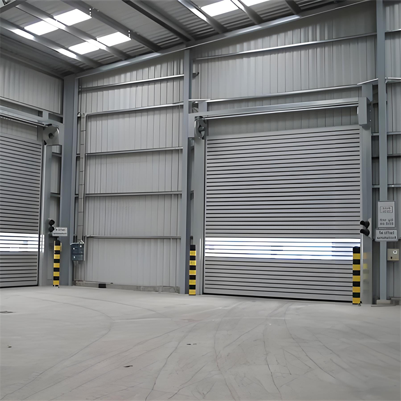 Aluminum-Panel Spiral High Speed Door Roll-Up Shutter System Commercial Building Access