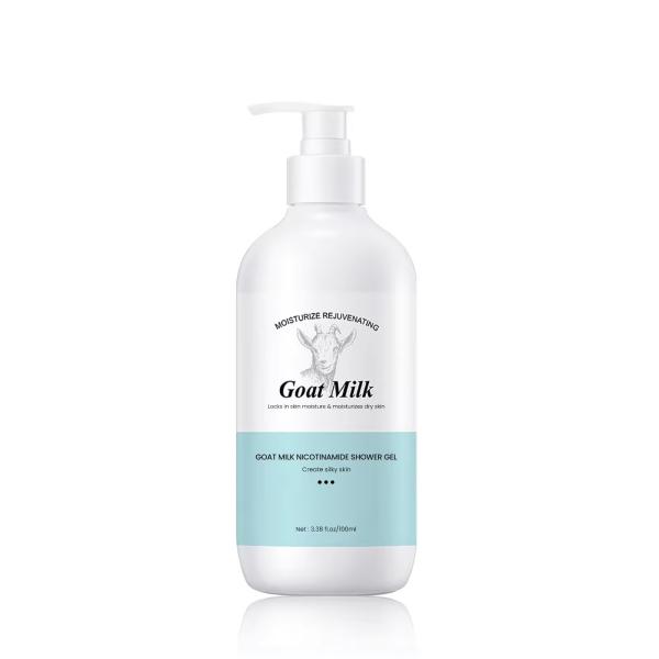 Gel de Banho de Leite de Cabra Banho Suavizante Banho Lava Corpo hidratante Gel de Banho para Pele Seca