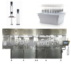 Automatic Liquid Pharmaceutical Prefilled Syringe Filling Machine Vacuum Aseptic