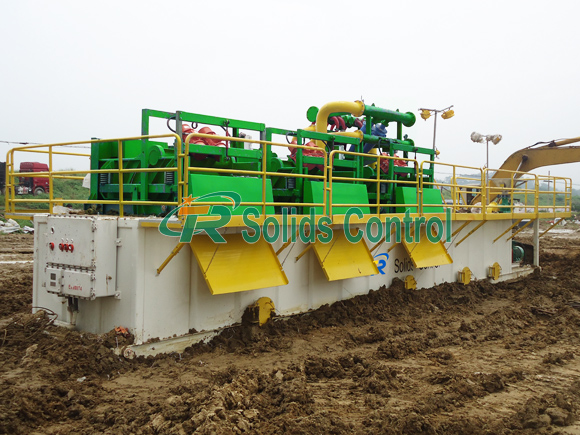 Compact Structure Drilling Mud System Energy Saving Easy Operation ISO9001