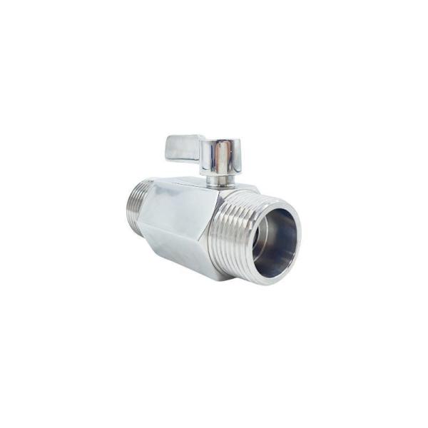 Mini Ball Valve with Stainless Steel Handle and Floating Ball Design 304 Material