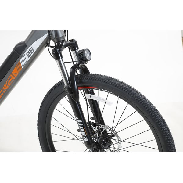 Lightweight Aluminium Alloy Electric Mountain Bicycle With Shimano 6 Speed Derailleur