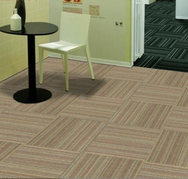Square Polypropylene Fiber Commercial Floor Mat Fireproof For Office