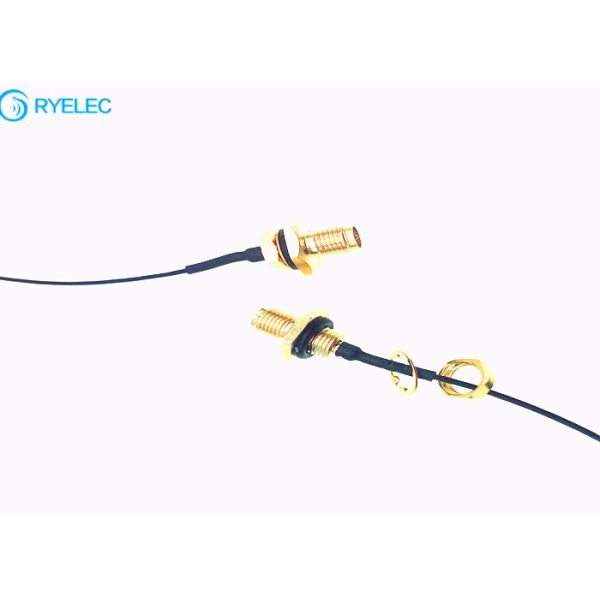 Сделайте заднюю женщину водостойким перегородки СМА рп к ипекс УФЛ с кабелем коаксяи РФ ассмбелы