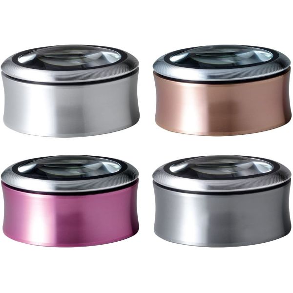 Super Aluminum K9  Magnifier with 3 X Rotary Zoom Type-C Rechargeable Push Control Brightness