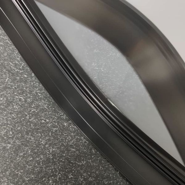 Shockproof Clear Frosted PEVA Bag 1 Large 1 Small Makeup Bags