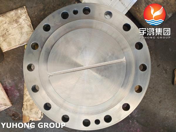 ASTM SA266 GR.2N Folha de tubo de flange de cobertura de canal para peças de trocador de calor