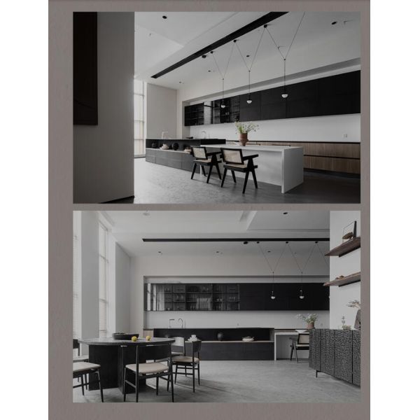 quartz Modern Modular Kitchen Cabinets Knob Cabinet Readymade 870mm