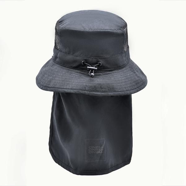 o algodão 100g-150g stonewashed o chapéu Safari Wide Brim Foldable Double da cubeta de Sun Boonie do verão tomou partido cores feitas sob encomenda caqui