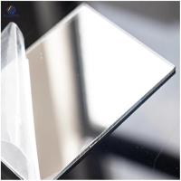 Pas de colle L'argent miroir feuille acrylique 1220x2440mm 1000x2000mm avec film PE