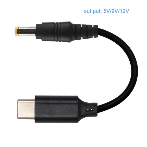 ノートパソコンルーター充電器用USB-C to DCステップアップケーブル 12V 20V