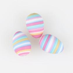 Egg Shape DIY Silicone Teething Bead Chewable For Necklace Making
