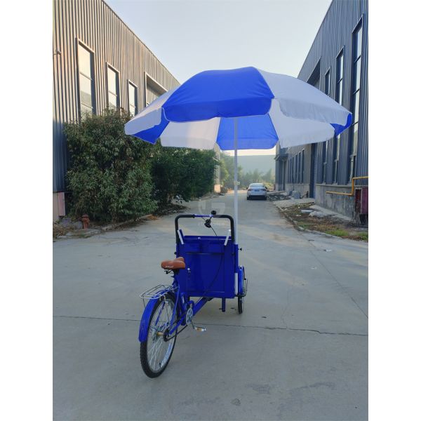 3 Wheel Street Mobile Fast Food Vending Bike Cart with Customized Cooking Equipment