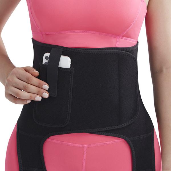 HEXIN Latest Design Women Jogging Wear for Hot Sauna Neoprene Waist and Thigh Trimmer