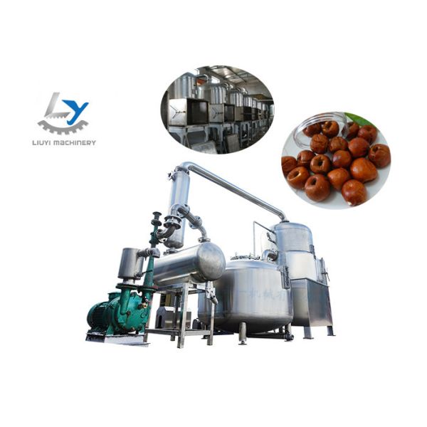 PLC Control Continuous Vacuum Fryer Machine , Potato Chips Frying Machine