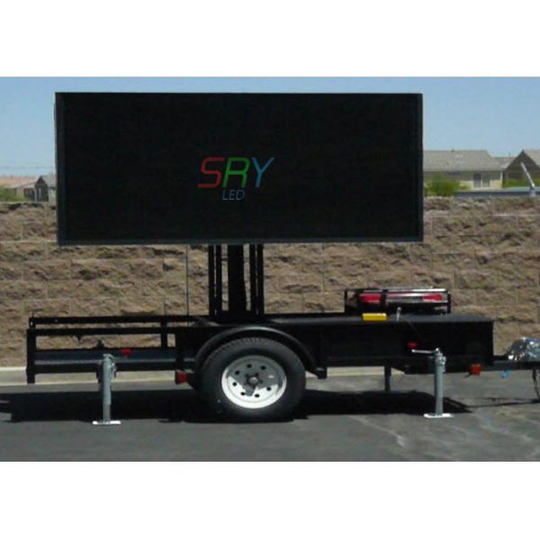 10mm Truck Mounted LED Screen , Outdoor DIP346 Mobile LED Screen Trailer