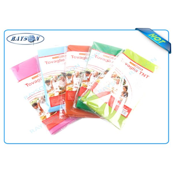 Ткань таблицы полипропилена Спунбонд крышек таблицы ресторана устранимая не сплетенная