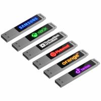 Velocidade rápida Crystal Usb Flash Drives 16GB 128GB de ROSH com luz do diodo emissor de luz
