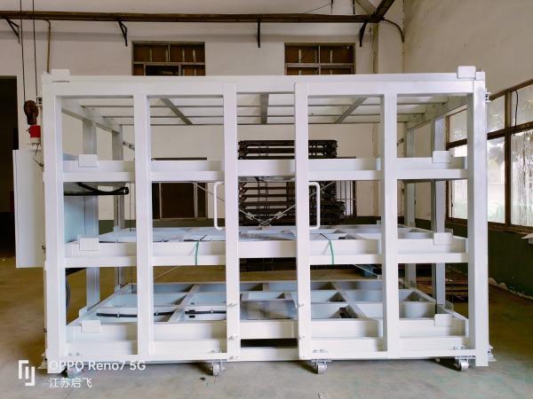 Anti-Wear Power-Driven Roll-out Sheet Storage Racks For Industrial Steel Iron Sheet