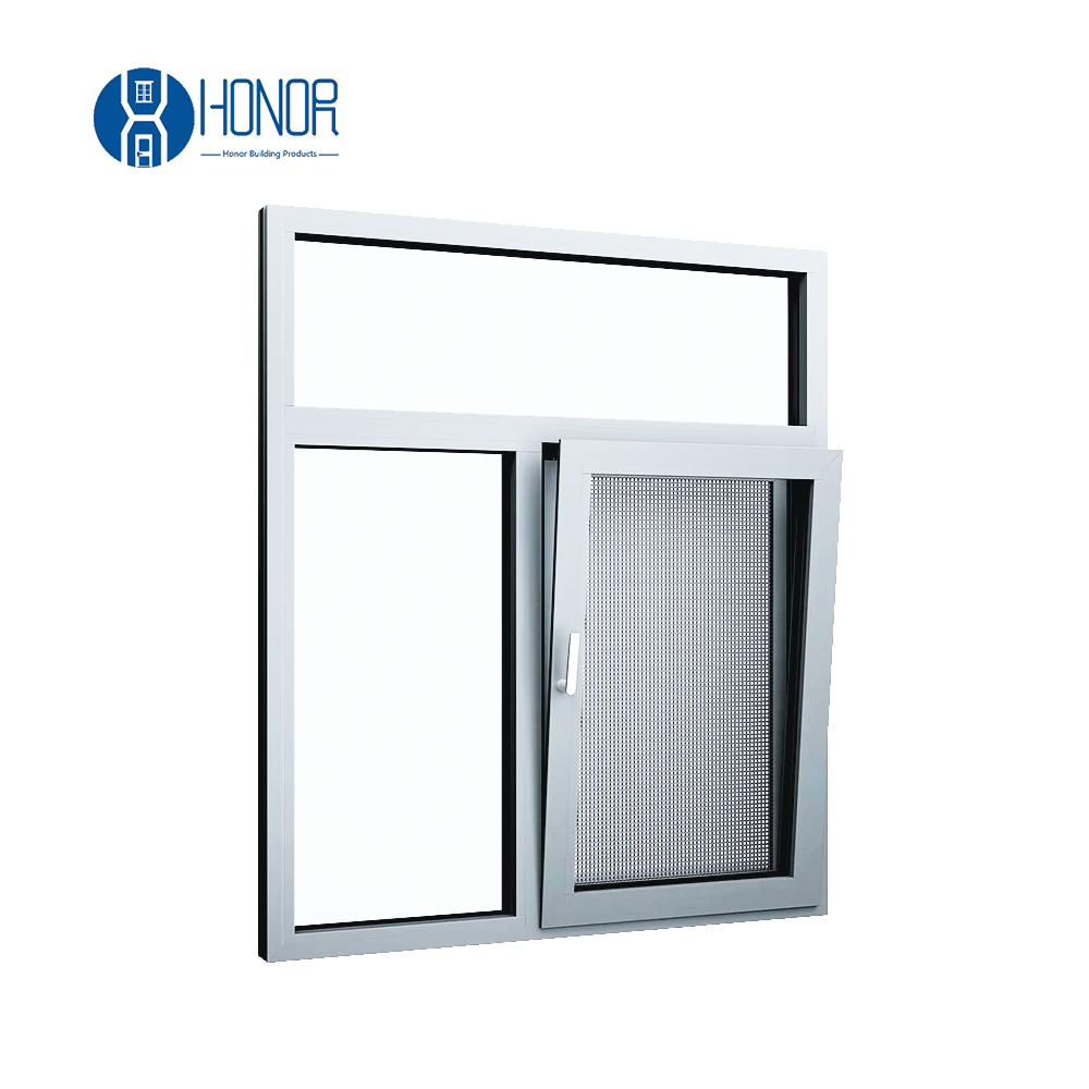 Modern Customization Manufacturer for Hotel Plastic Steel Window Use PVC Window Casement windows