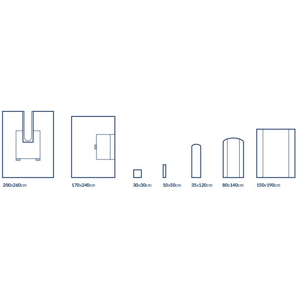 SMS SMMS SMMMS SMF Hip Disposable Surgical Pack Impermeable 20g - 60g