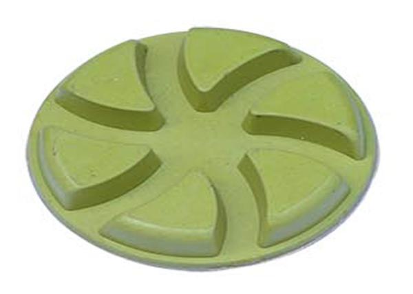 3 Inch High Gloss Dry Diamond Polishing Pads For Marble / Concrete