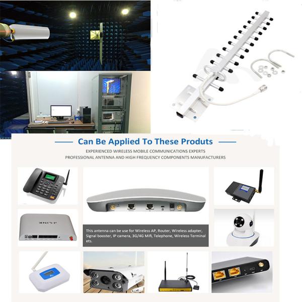 3G 4G external antenna N female antenna 4G LTE antenna 3g yagi outdoor antenna 15dBifor Mobile Signal Repeater Booster