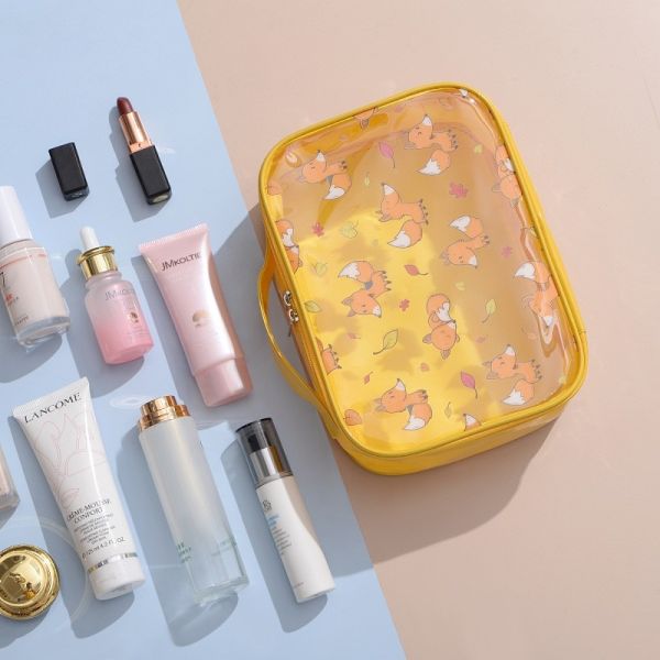 Promotional Cosmetics Plastic Waterproof Clear PVC Zipper Bag