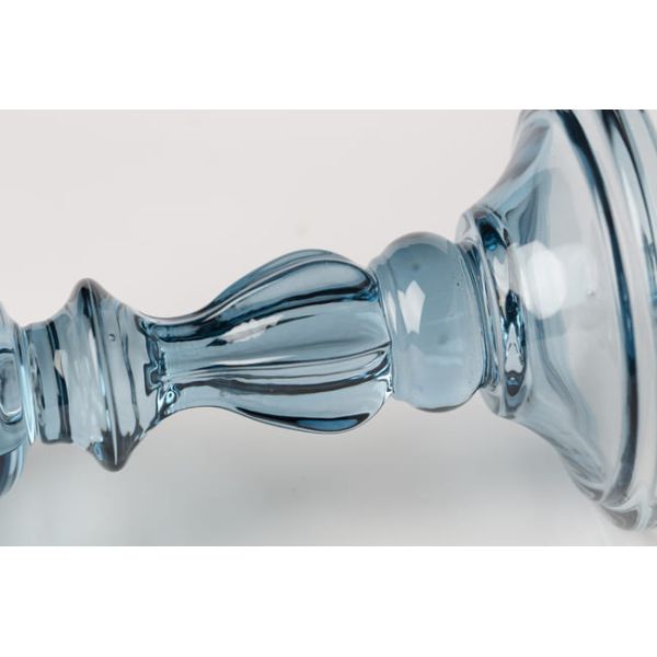 Pillar Taper Crystal Glass Candlestick Holders Decorative Lead Free