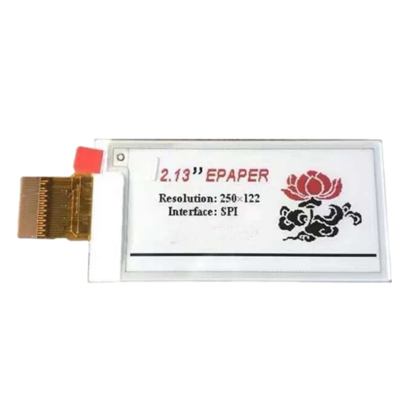 2,13-дюймовый дисплейный модуль Epaper Дисплей с широким углом обзора 122x250 и меньшим потреблением SPI E-Ink Paper Display