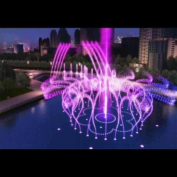 LED 24V 5W Fonte Flutuante do Lago Controle de Música 12W 18W 36W