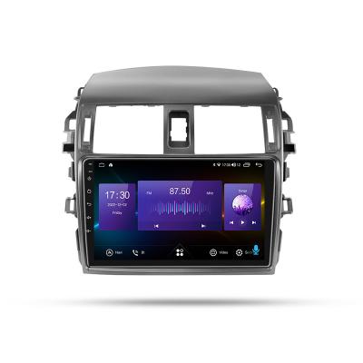 Reprodutor de DVD do carro da tela 2.5D de Android 12 para o rádio RDS de Toyota Corolla E140/150 2008 2009 2010 2011 2012 2013 4+64GB GPS